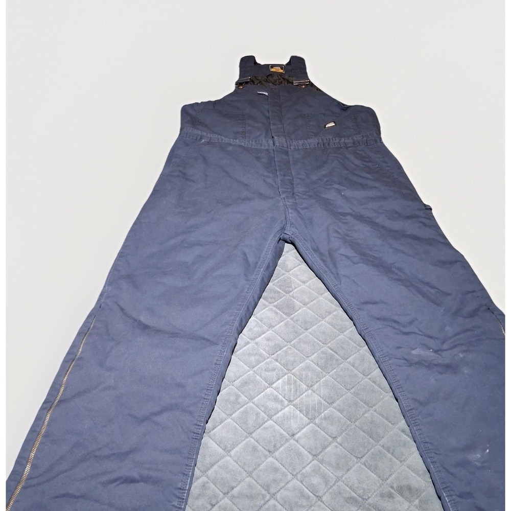 Berne Workwear Men's Insulated Bib Overalls Navy Blue SIZE XL Tall